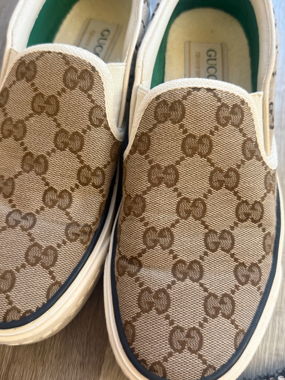 gucci sneakers white brown Gucci Platform brown/white - Picture 2 of 6